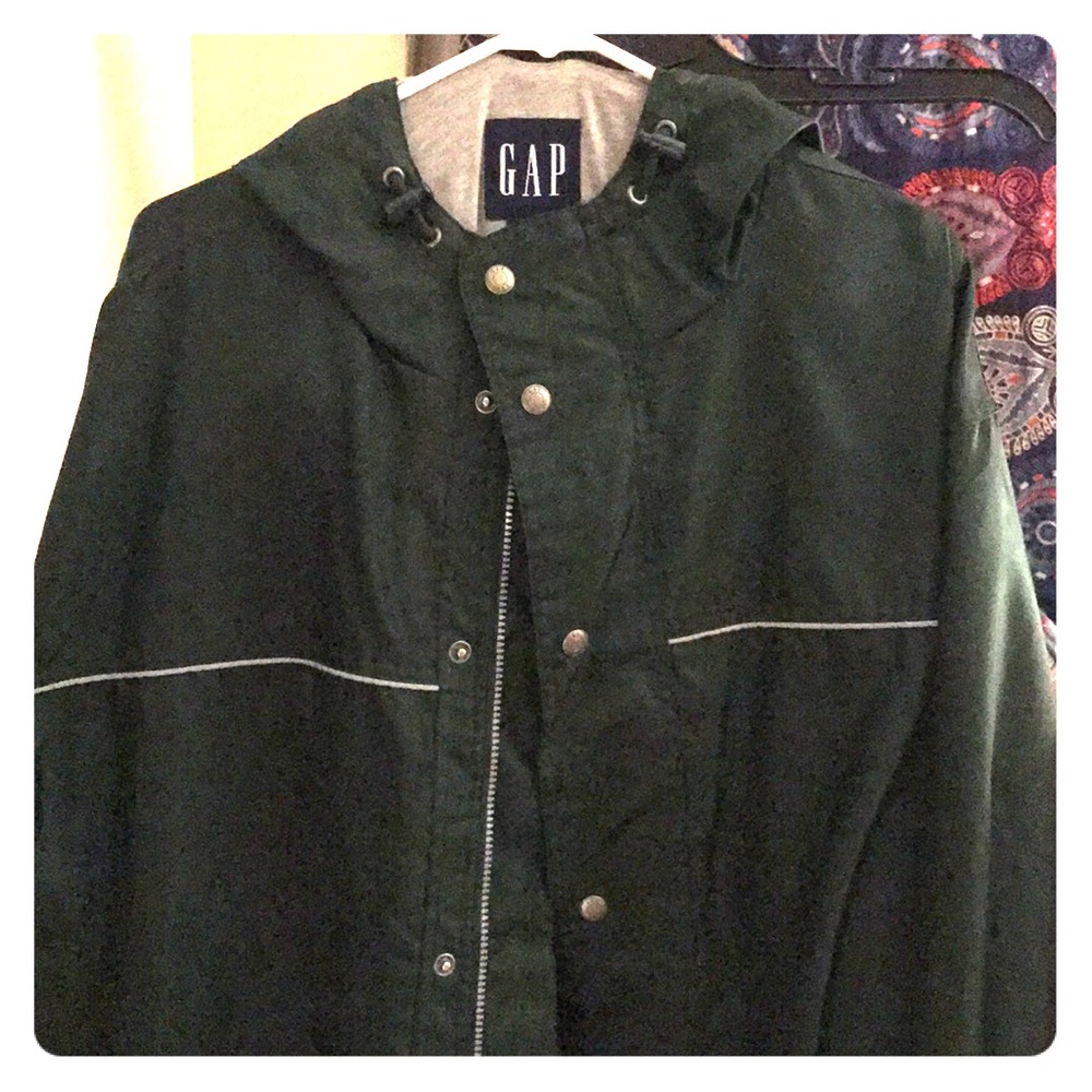 Oversized rain jacket
